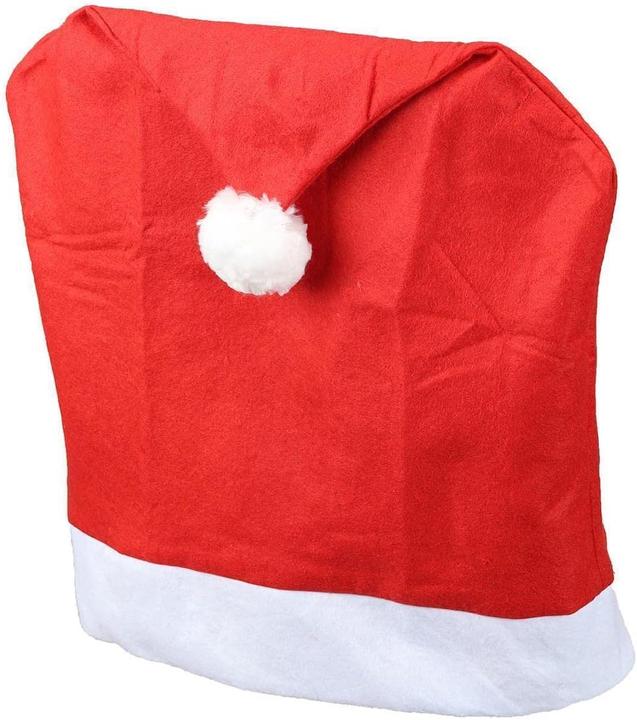 Image du produit Novaliv Noël Housses de chaises set de 6 I Rouge I Bonnet de Père Noël I Housses de chaises salle à manger