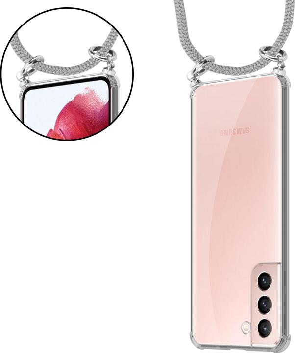 Produktbild Cadorabo TPU Handy Kette SILBER Cover