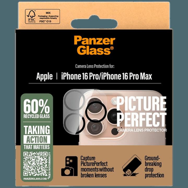 Produktbild PanzerGlass Picture Perfect Kameraschutz (1 Stück, Apple iPhone 16 Pro, Apple iPhone 16 Pro Max)