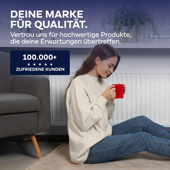 Produktbild Plid Heizkörperlack 5L Weiss Glänzend für ca. 60m² + Terpentinersatz / Thermolack (Weiss, 5 l)