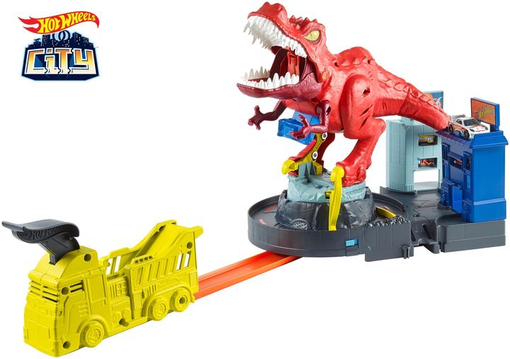 Hot Wheels Assalto Del T-Rex Playset