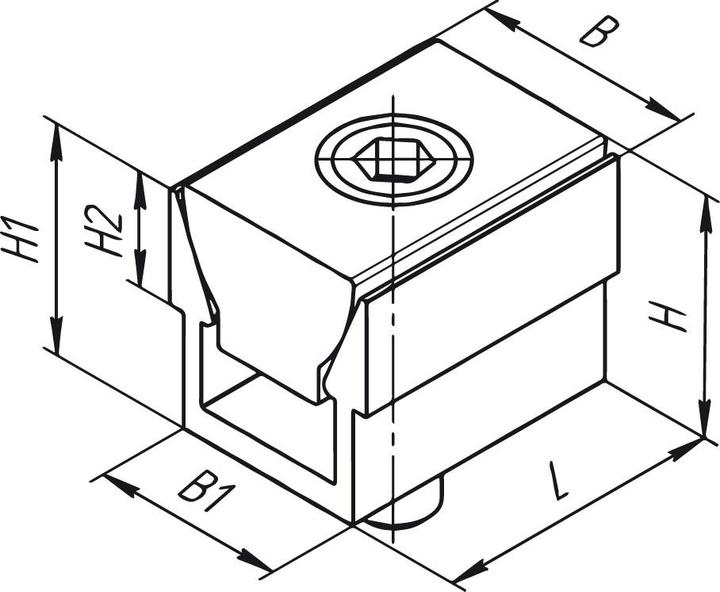 Image du produit Magni Tendeur double clavette Force de serrage 6,6kn IBT 80750