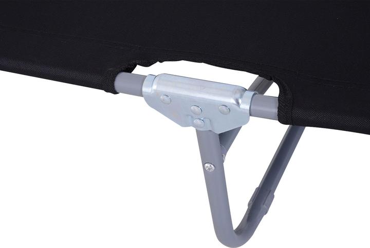 Immagine prodotto Outsunny Lettino prendisole con schienale regolabile (187 cm)