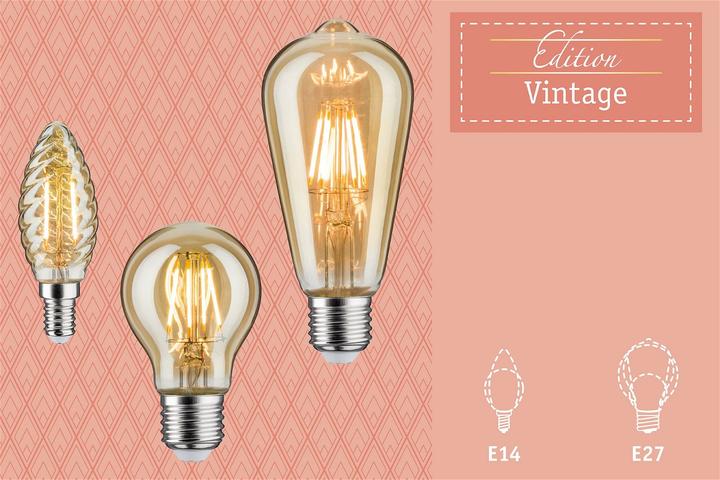 Produktbild Paulmann Kerze Vintage (E14, 2.60 W, 260 lm, 1 x, F)