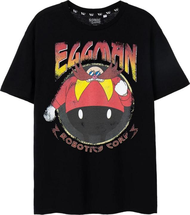 Immagine prodotto Sonic The Hedgehog Maglietta Dottore Eggman Maniche Corte Uomo (M)