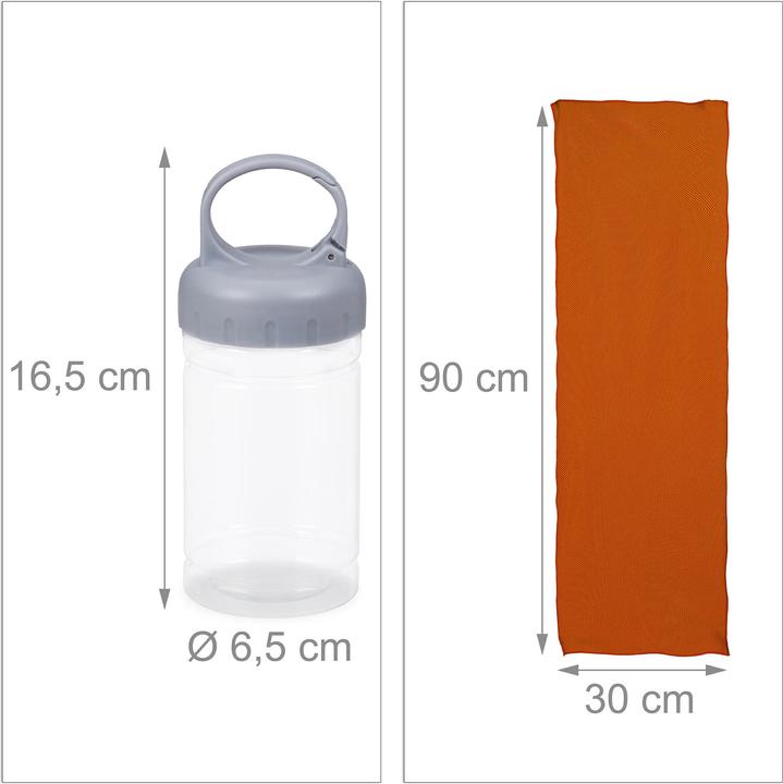 Immagine prodotto Relaxdays Asciugamano Rinfrescante, Set da 2