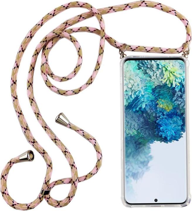 Actual product image König Design Mobile Phone Chain for Samsung Galaxy S20 Ultra Band Case to hang around with Cord Pink