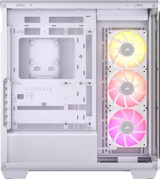 Productafbeelding Corsair Kast iCUE 3500X RGB Midi TG wit BTF+ZERO (E-ATX)