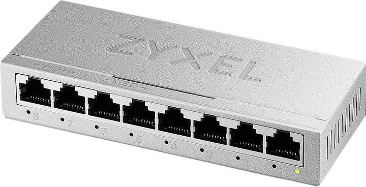 Actual product image Zyxel GS-108BV5-EU0101F, Unmanaged, L2, Gigabit Ethernet (10/100/1000) (8 Ports)