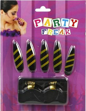 Produktbild Atosa Nail and False Eyelashes Kit Bee Design
