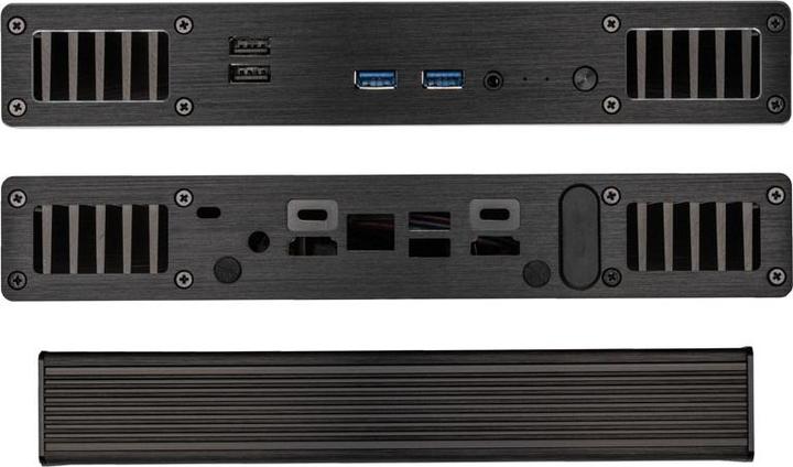 Produktbild Akasa Plato WS UCFF-Gehäuse (Intel NUC 11/12/13 Pro), OEM - schwarz (UCFF)