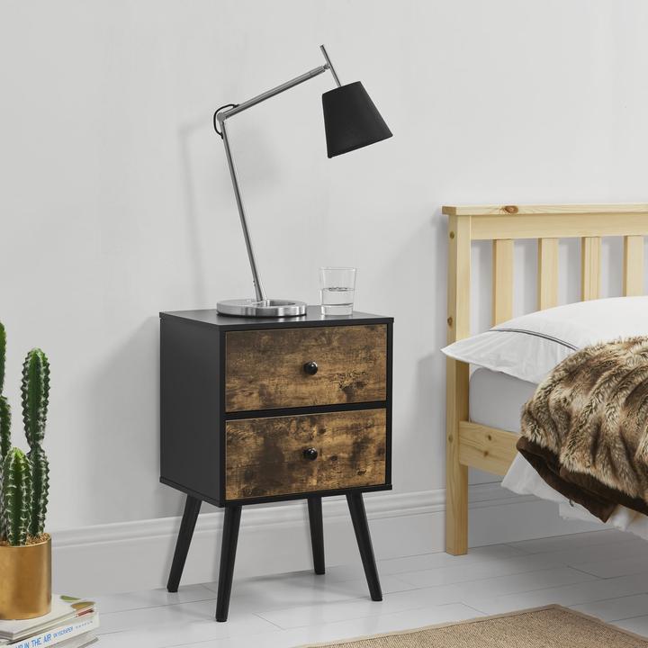 Actual product image En.Casa Bedside table