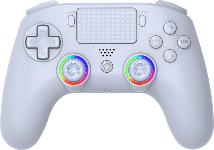 Image du produit Subsonic Contrôleur Led sans fil blanc pour PS4/PC (PC, PS4)