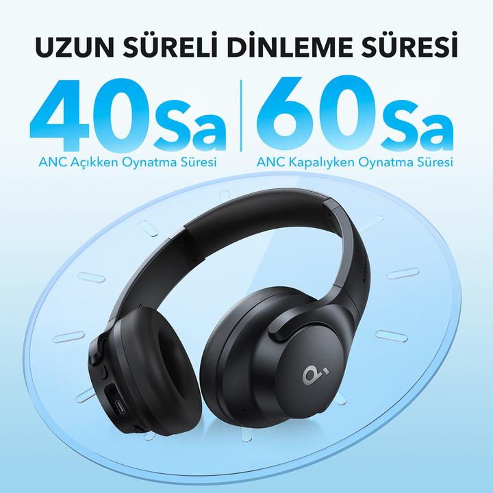 Produktbild soundcore Q20i (ANC, 40 h, Kabelgebunden, Kabellos)