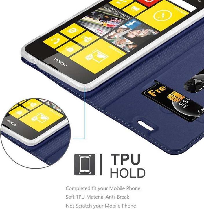 Produktbild Cadorabo Book Classy Style Cover (Nokia Lumia 520)