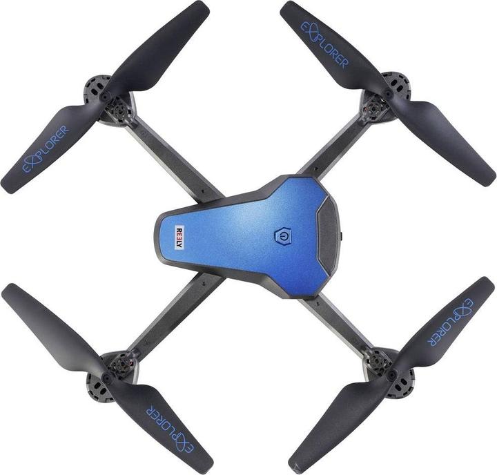Produktbild Reely Marathon Quadrocopter RtF Einsteiger, Kameraflug Blau (metallic) (30 min, 181 g, 0.00 Mpx)