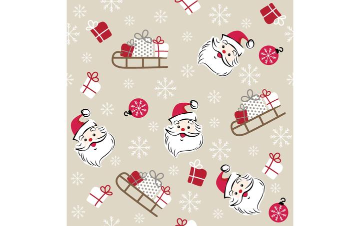 Image du produit Paper + Design Serviette de Noël en cellulose 33x33cm enfant (20 x, 33 x 33 cm)