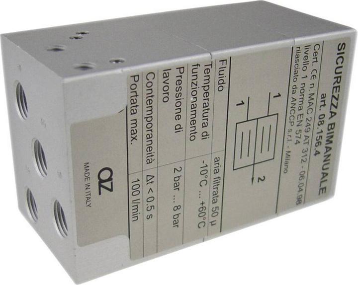 Image du produit AZ Pneumatik Soupape de sécurité AZ08.156.04 Filetage interne : 1/8/ 1p.