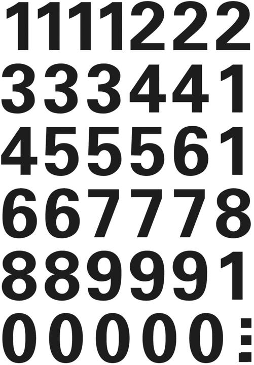 Actual product image HERMA Numbers Labels