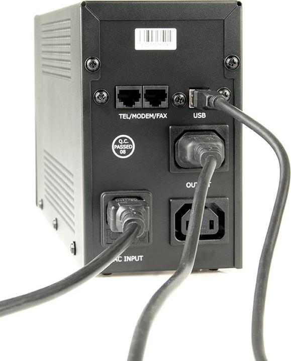 Produktbild Gembird UPS-PC-652A (650 VA, 390 W, Line-Interaktiv USV)