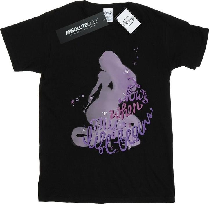 Actual product image Disney Womens/Ladies Tangled Now's When My Life Begins Cotton Boyfriend T-Shirt (XXL)