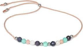 Produktbild Agato Amazonite Angelite Moonstone Sapphire Cord Bracelet HE36R3S-LP