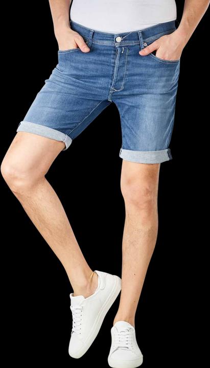 Actual product image Replay RBJ Denim Shorts Light Blue (W32)