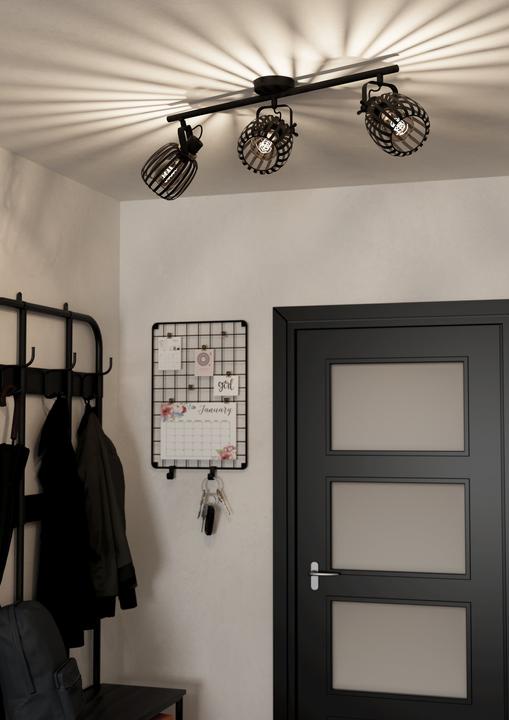 Actual product image EGLO Spot Light Girona 3xe27 Black/Brass (E27)