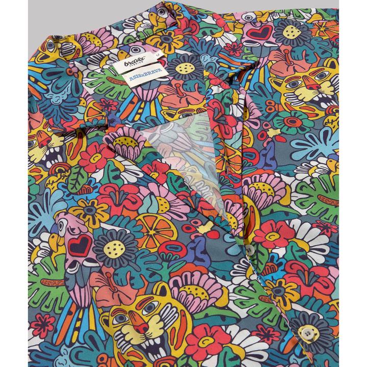 Actual product image Brava Fabrics Asis Percales Aloha (L)