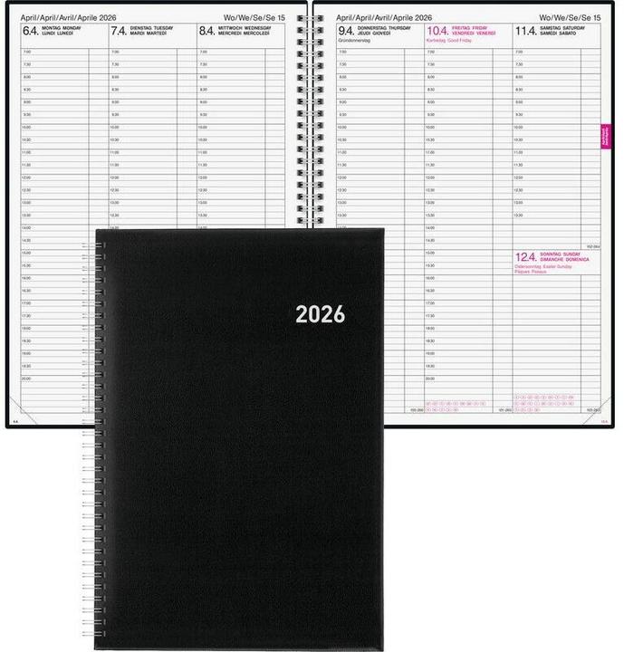 Produktbild Biella Geschäftsagenda Quarta (21 x 29.7 cm)