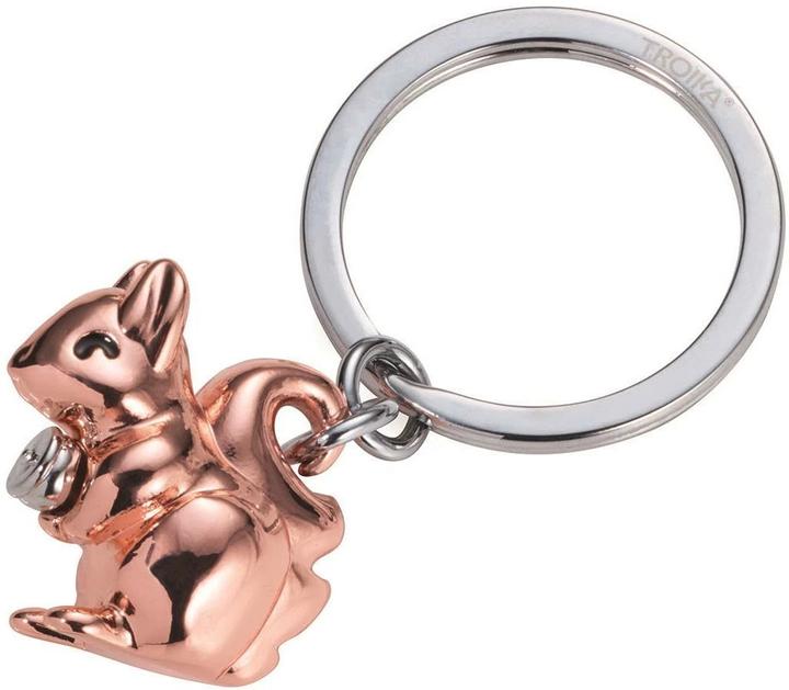 Image du produit Troika Porte-clés Cocu gris brillant / or rose