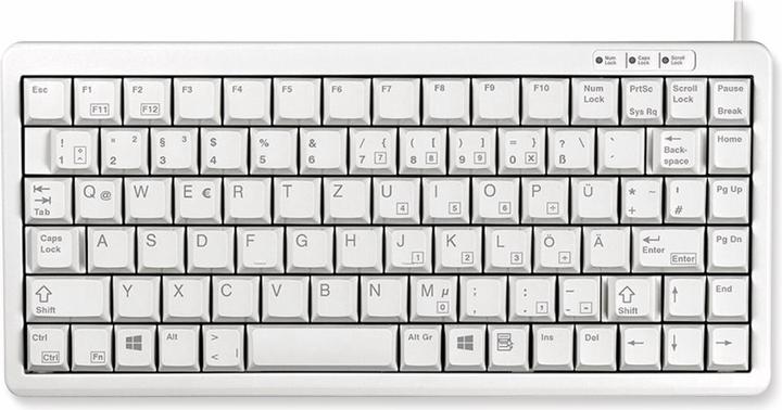 Produktbild CHERRY Tastatur grau Compact Layout DE (DE, Kabelgebunden)