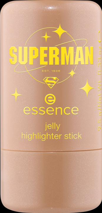 essence Superman jelly highlighter stick (01 Undefeated, 02 Mighty, Highlighter)