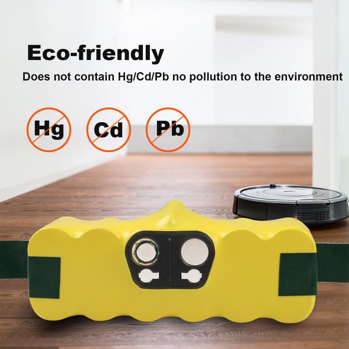 Actual product image Acconic Replacement battery 3300mAh for iRobot Roomba