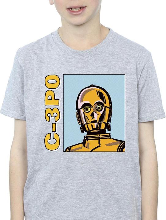 Produktbild Star Wars C3PO Line Art TShirt Jungen (140, 146)