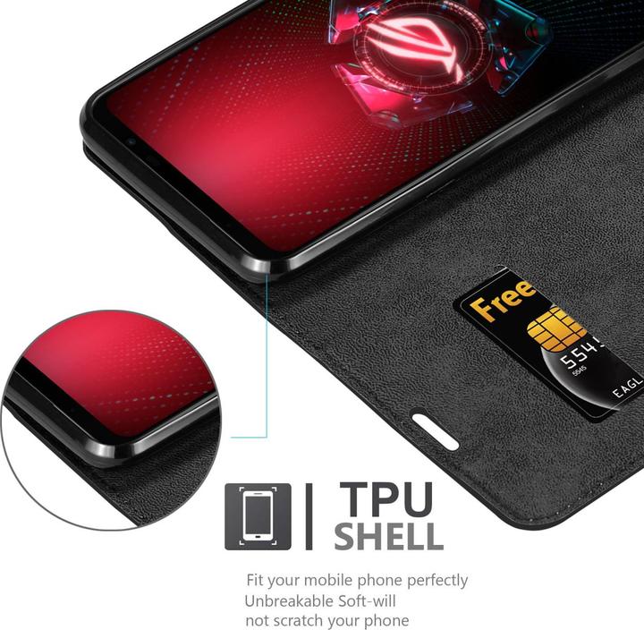 Actual product image Cadorabo Book Invis. Magnet sleeve (Asus ROG Phone 5)