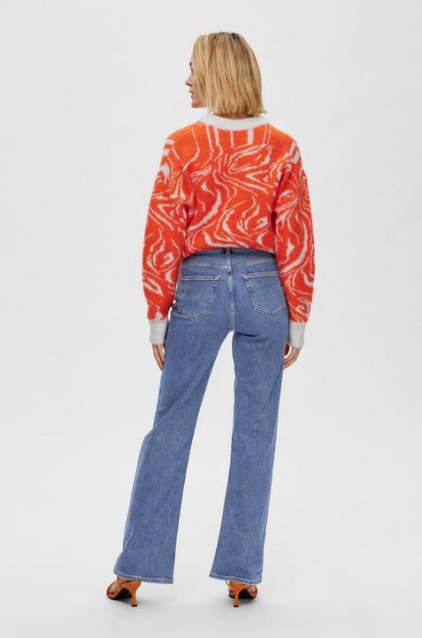 Immagine prodotto Selected Femme Jeans a vita alta con lavaggio medio (W28/L32)