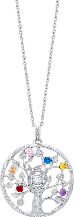 Produktbild Julie Julsen Dancing Stone Lebensbaum Halskette (Silber 925, 60 cm)