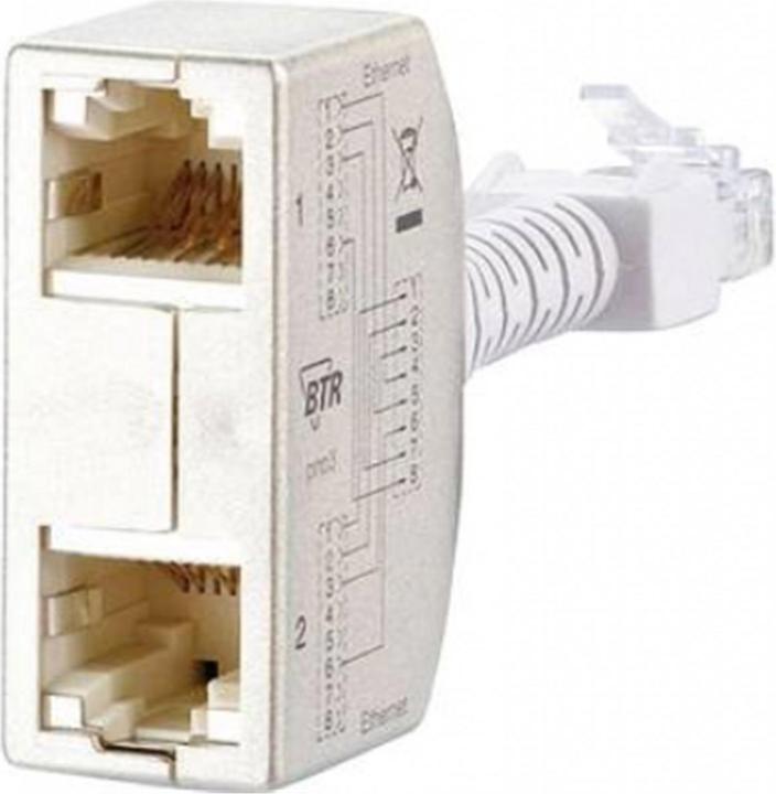 Image du produit Metz Connect BTR Cable sharing Adpt. pnp 3 2er Set Ethernet-Ethernet VE 2 Ethernet-Ethernet argenté