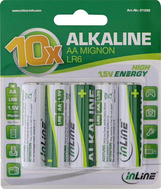 InLine High Energy (10 Stk., AA, 2900 mAh)