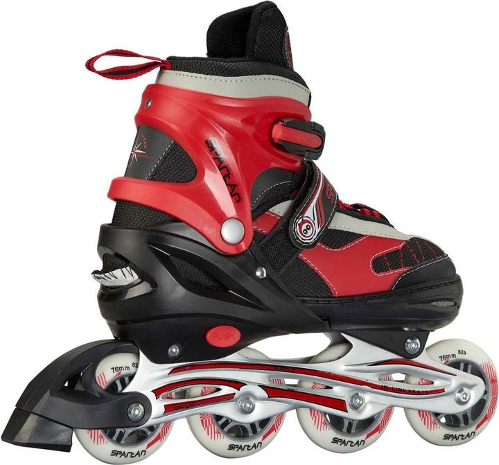 Produktbild Kinder-Inliner-Schlittschuh "2 in 1 ", Rot,, verstellbar, 274 (34, 35, 36, 37)