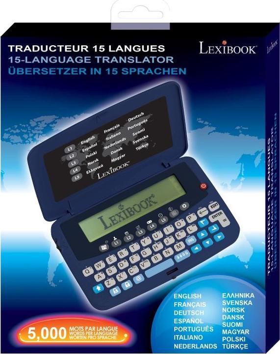 Produktbild Lexibook Electronic Pocket Translator (Spanisch, Italienisch, Portugiesisch, Englisch, Deutsch)