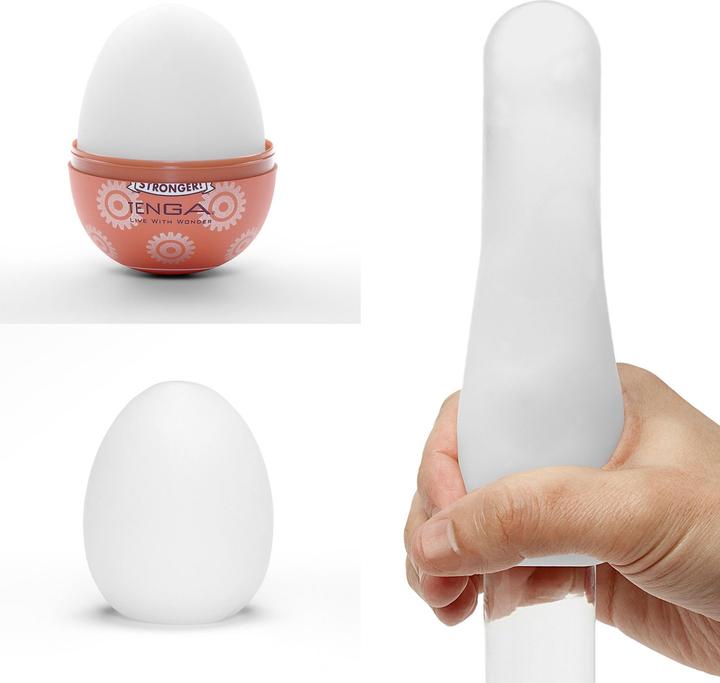 Actual product image Tenga EGG Gear Hard Boiled