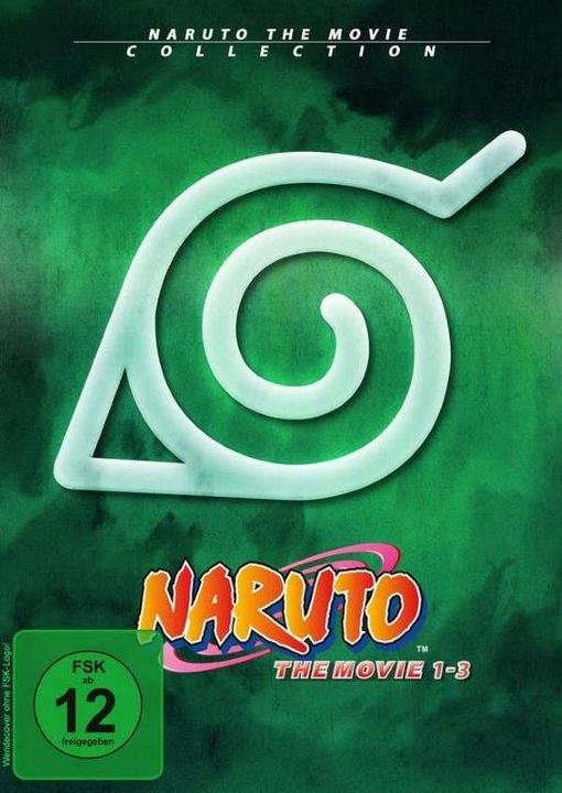 Naruto - The Movie Collection (3 DVDs) (3D DVD, Deutsch, Japanisch)