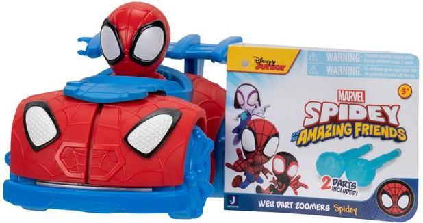 Spiderman SPD Little Vehicle - Web Dart Zoomers, ast