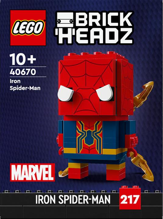 Actual product image LEGO BrickHeadz Iron Spider-Man (40670, LEGO Brickheadz)
