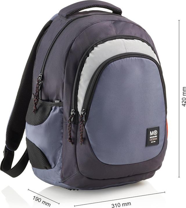 Produktbild Miquelrius Rucksack Triple Berlin Recy 30l 3 Fächern blau (30 l)