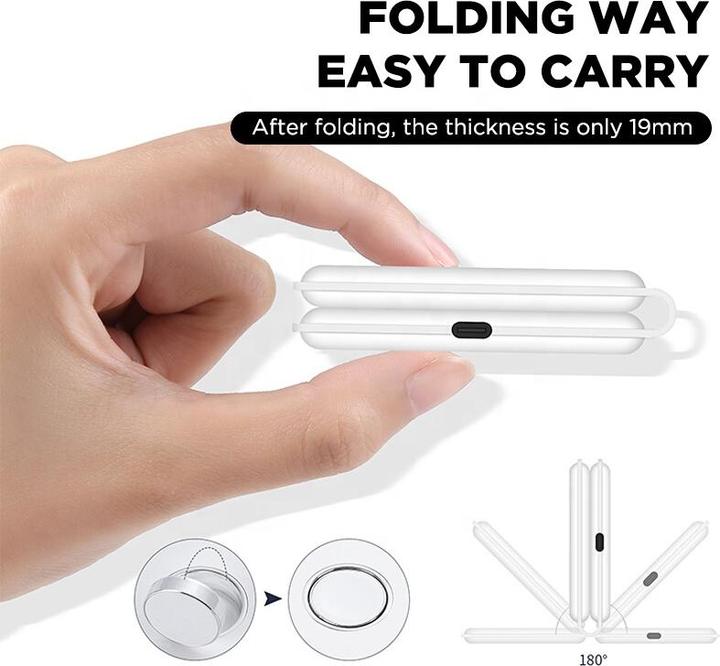 Immagine prodotto PhoneLook Caricatore wireless pieghevole da 15W 3 in 1 per iPhone, AirPods e Apple Watch (15 W)