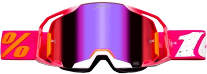 100% Armatic Goggle Pack Jett Lawrence (blau-pink, Pink, Mirror Blue)