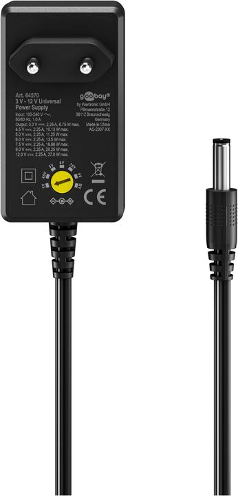 Immagine prodotto Goobay Alimentatore universale